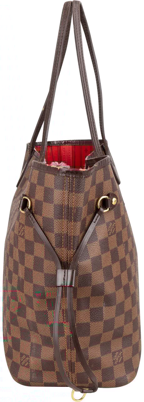 Louis Vuitton Louis Vuitton Damier Ebene Monogram Neverfull MM Shopper Handbag Bruin
