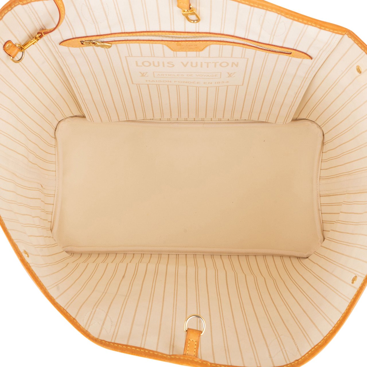 Louis Vuitton Louis Vuitton Damier Azur Monogram Neverfull GM Shopper Handbag Beige