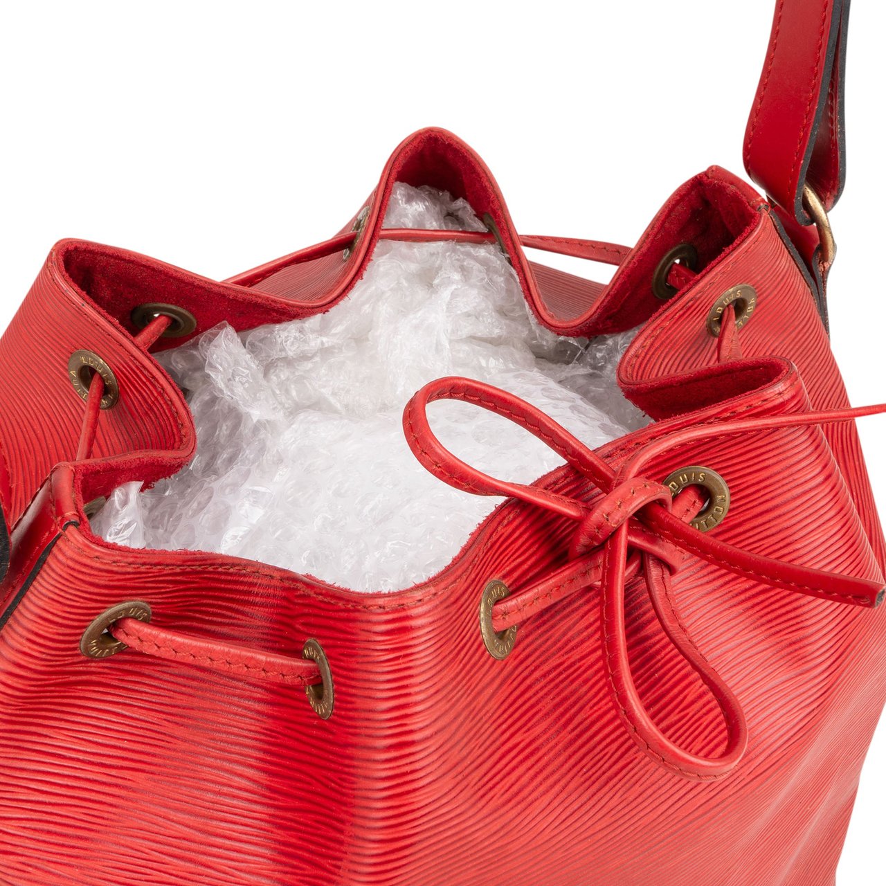 Louis Vuitton Louis Vuitton Rouge Epi Leather Sac Noe Petit Shoulder Bag Rood