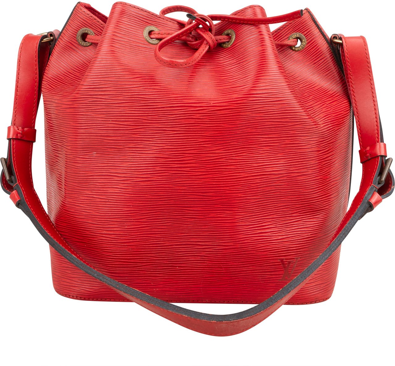 Louis Vuitton Louis Vuitton Rouge Epi Leather Sac Noe Petit Shoulder Bag Rood