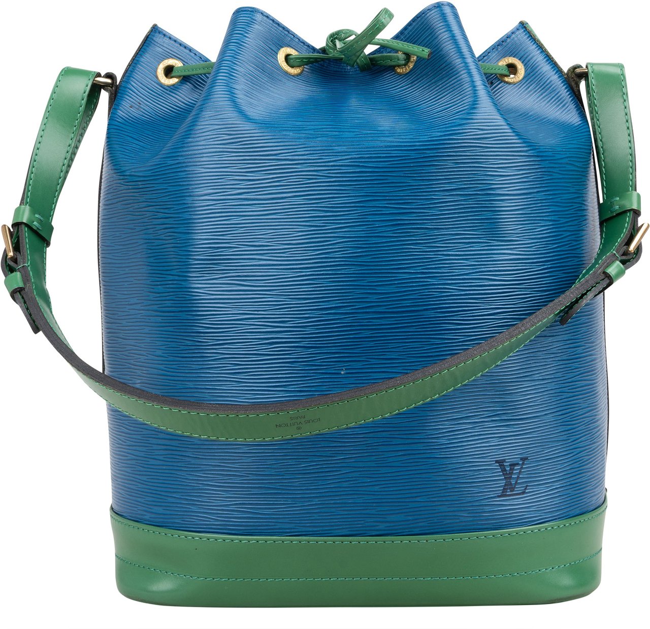 Louis Vuitton Louis Vuitton Bicolor Epi Leather Sac Noe Grande Shoulder Bag Blauw