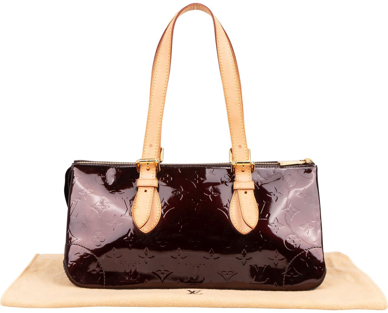 Louis Vuitton Louis Vuitton Vernis Monogram Rosewood Handbag Divers