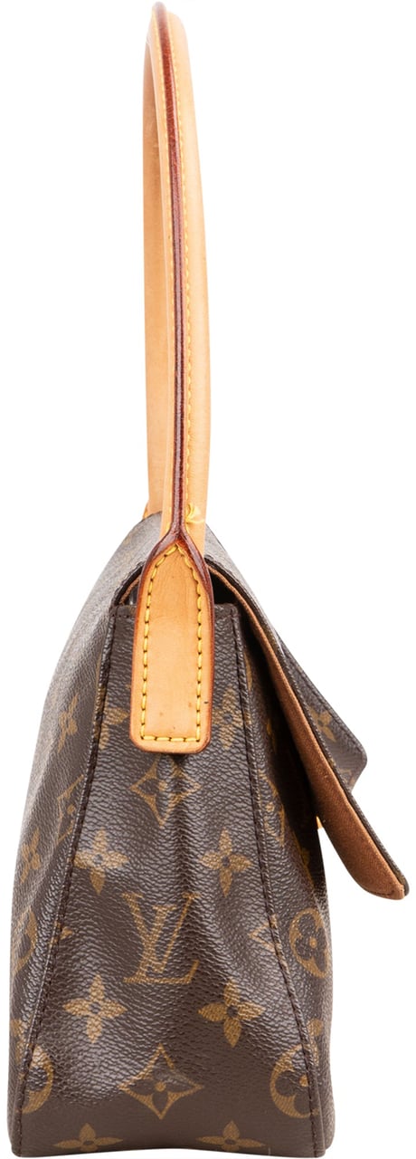 Louis Vuitton Louis Vuitton Canvas Monogram Looping PM Shoulder Bag Bruin
