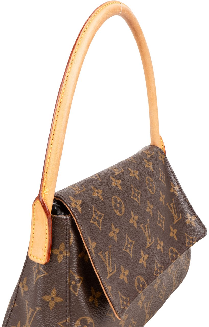 Louis Vuitton Louis Vuitton Canvas Monogram Looping PM Shoulder Bag Bruin