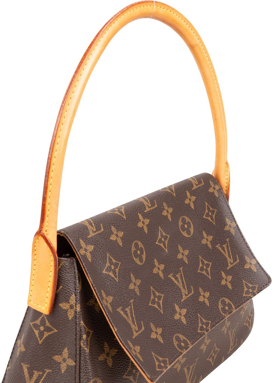 Louis Vuitton Louis Vuitton Canvas Monogram Looping PM Shoulder Bag Bruin