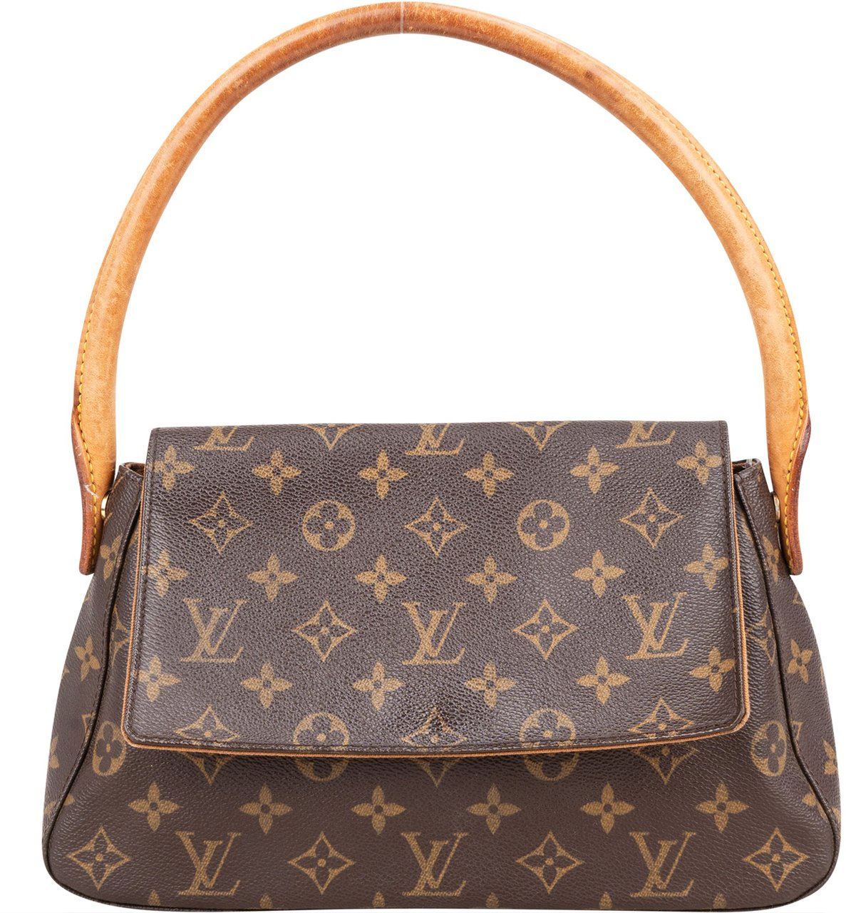 Louis Vuitton Louis Vuitton Canvas Monogram Looping PM Shoulder Bag Bruin