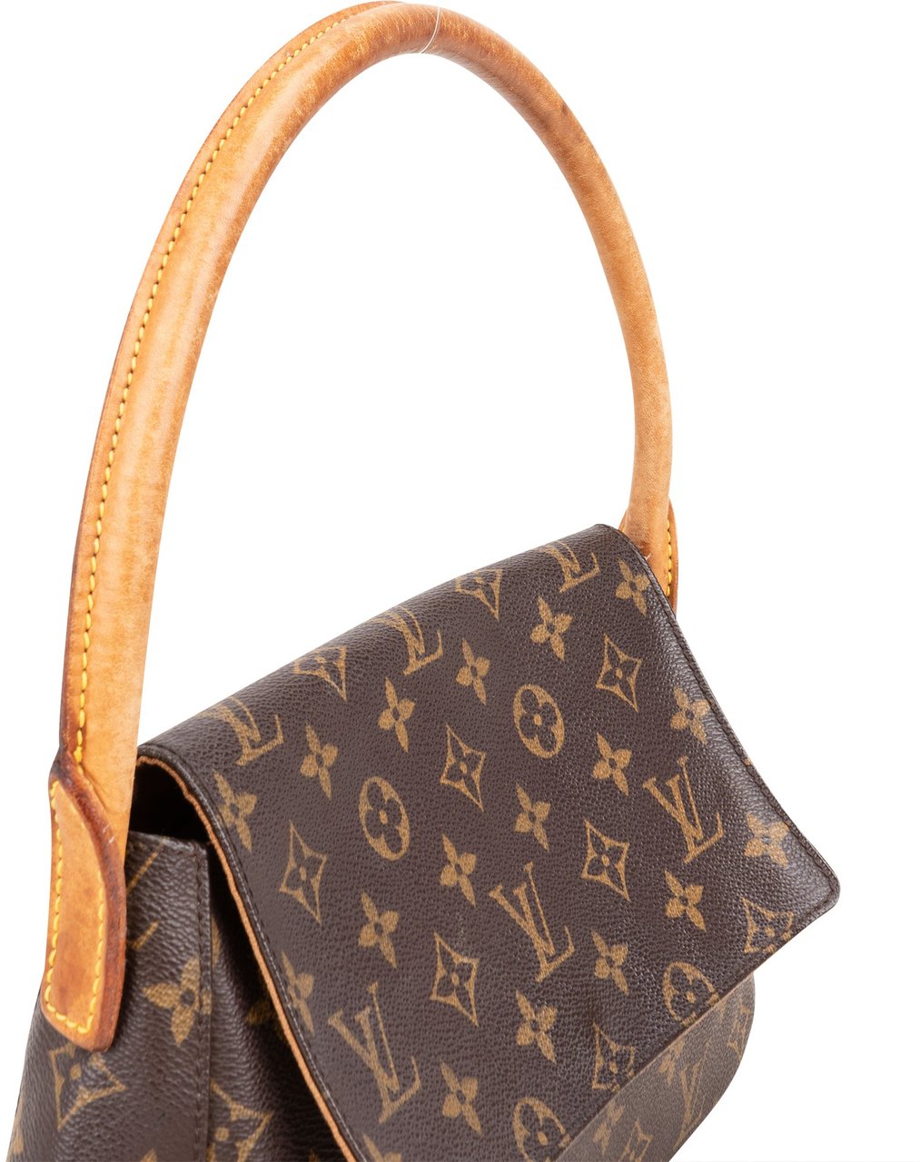 Louis Vuitton Louis Vuitton Canvas Monogram Looping PM Shoulder Bag Bruin