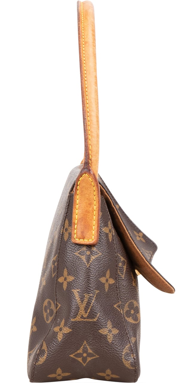 Louis Vuitton Louis Vuitton Canvas Monogram Looping PM Shoulder Bag Bruin