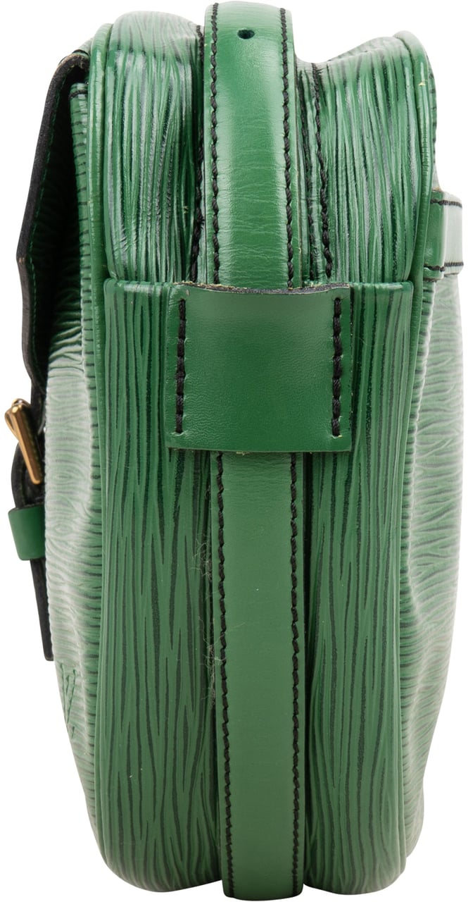 Louis Vuitton Green Epi Leather Jeune Fille MM Crossbody Bag Groen