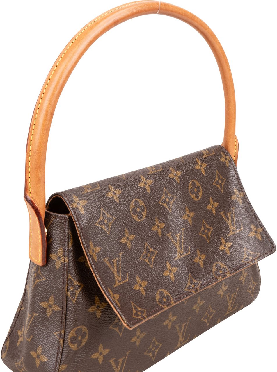 Louis Vuitton Louis Vuitton Canvas Monogram Looping PM Shoulder Bag Bruin
