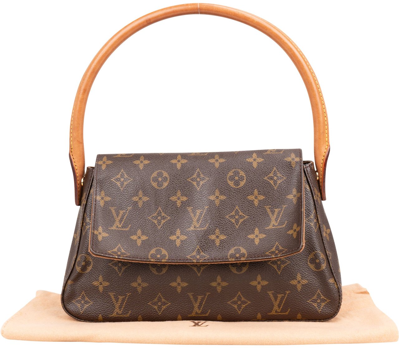 Louis Vuitton Louis Vuitton Canvas Monogram Looping PM Shoulder Bag Bruin