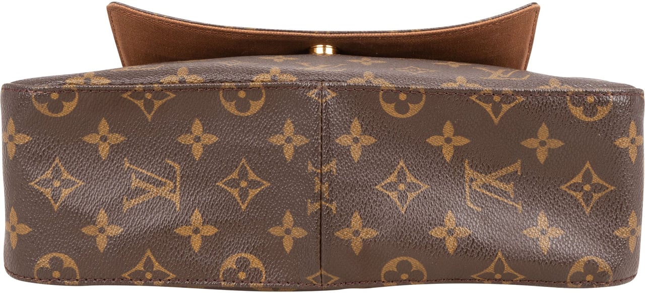 Louis Vuitton Louis Vuitton Canvas Monogram Looping PM Shoulder Bag Bruin