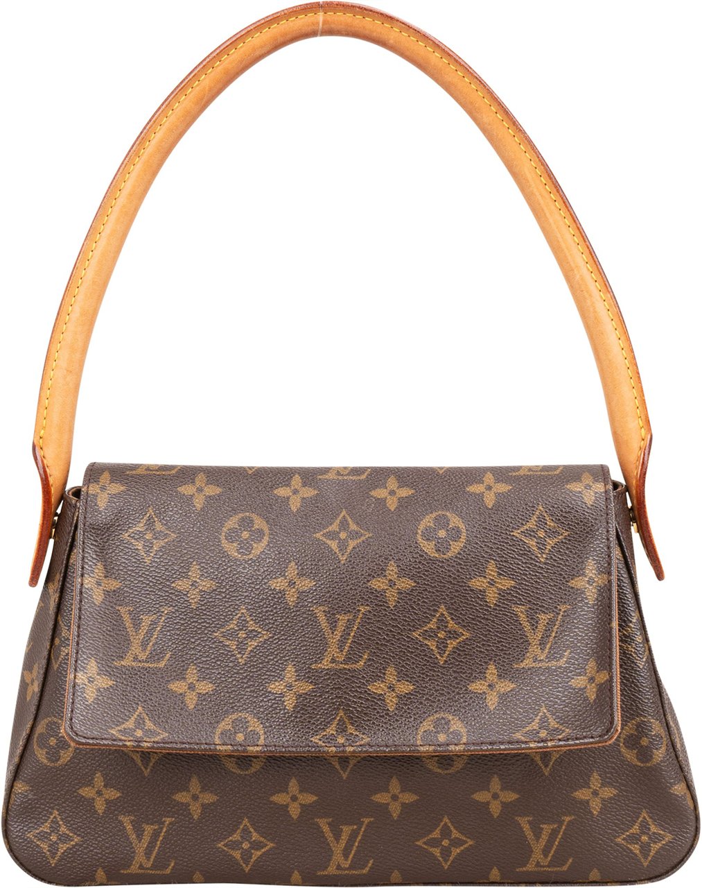 Louis Vuitton Louis Vuitton Canvas Monogram Looping PM Shoulder Bag Bruin
