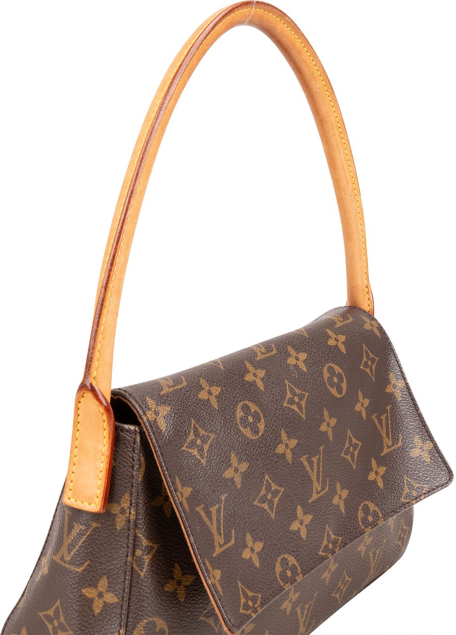 Louis Vuitton Louis Vuitton Canvas Monogram Looping PM Shoulder Bag Bruin