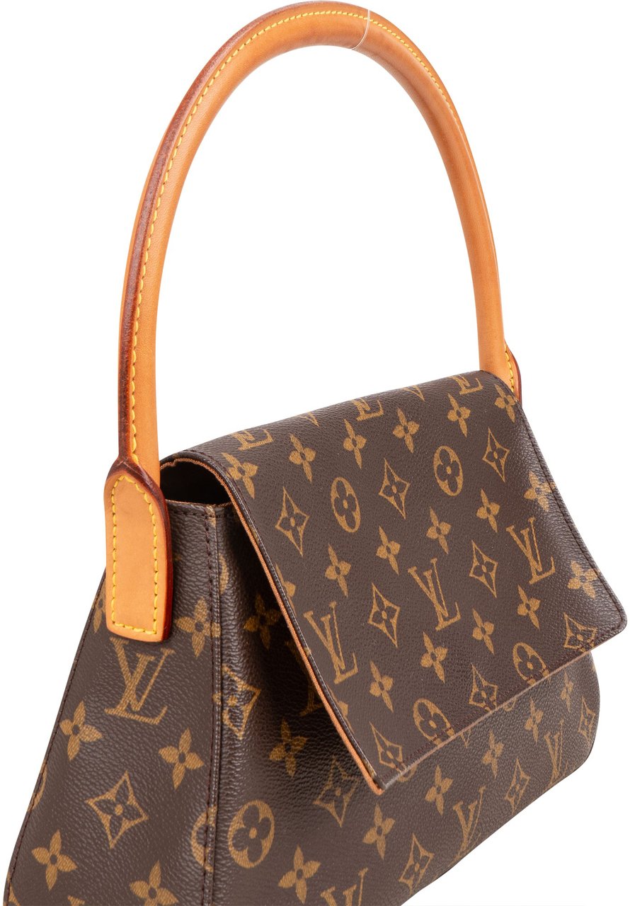 Louis Vuitton Louis Vuitton Canvas Monogram Looping PM Shoulder Bag Bruin