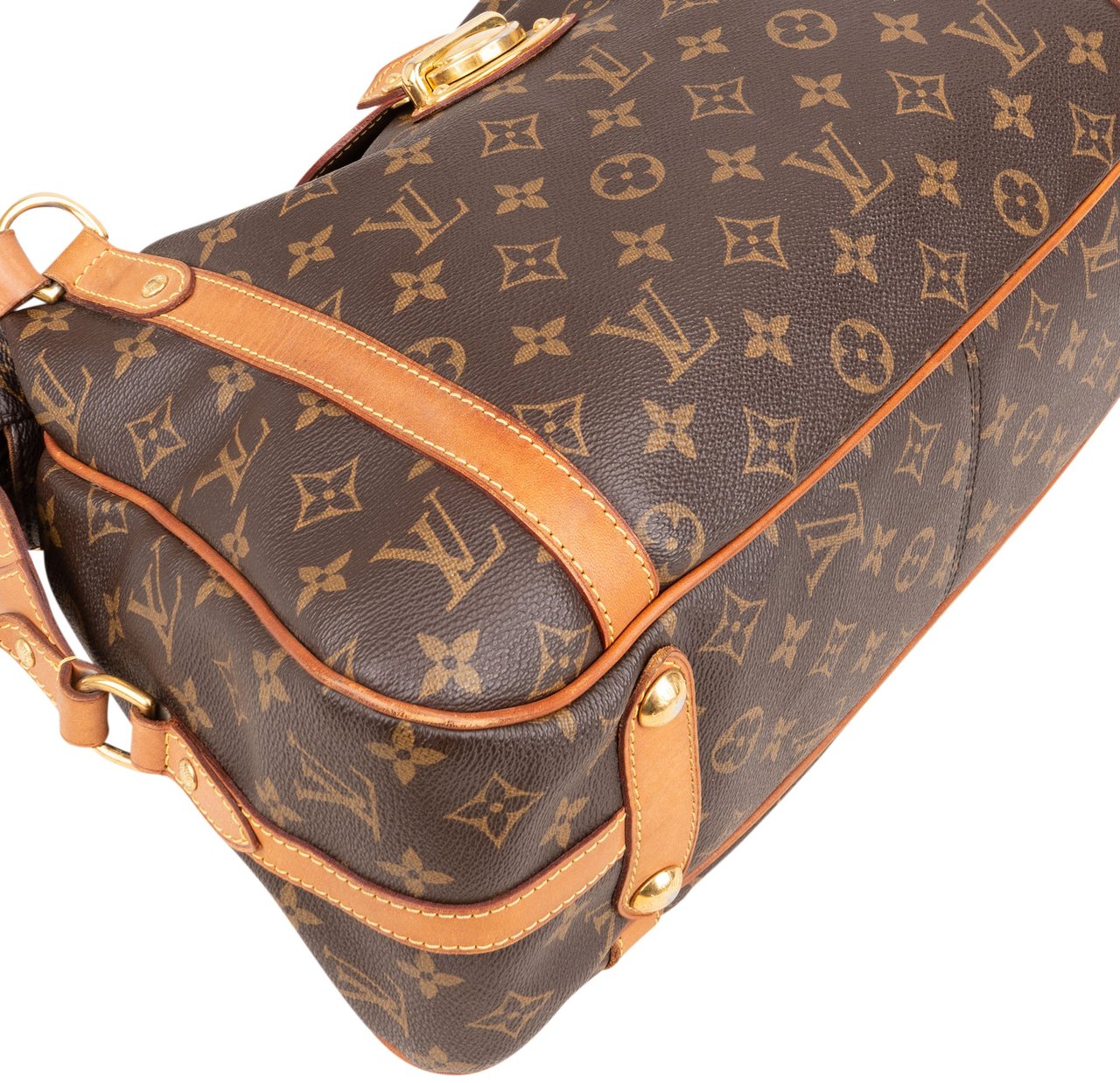 Louis Vuitton Louis Vuitton Canvas Monogram Stresa PM Shoulder Bag Bruin