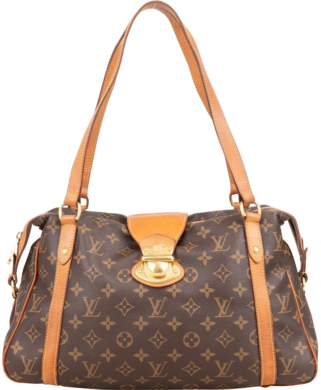 Louis Vuitton Louis Vuitton Canvas Monogram Stresa PM Shoulder Bag Bruin