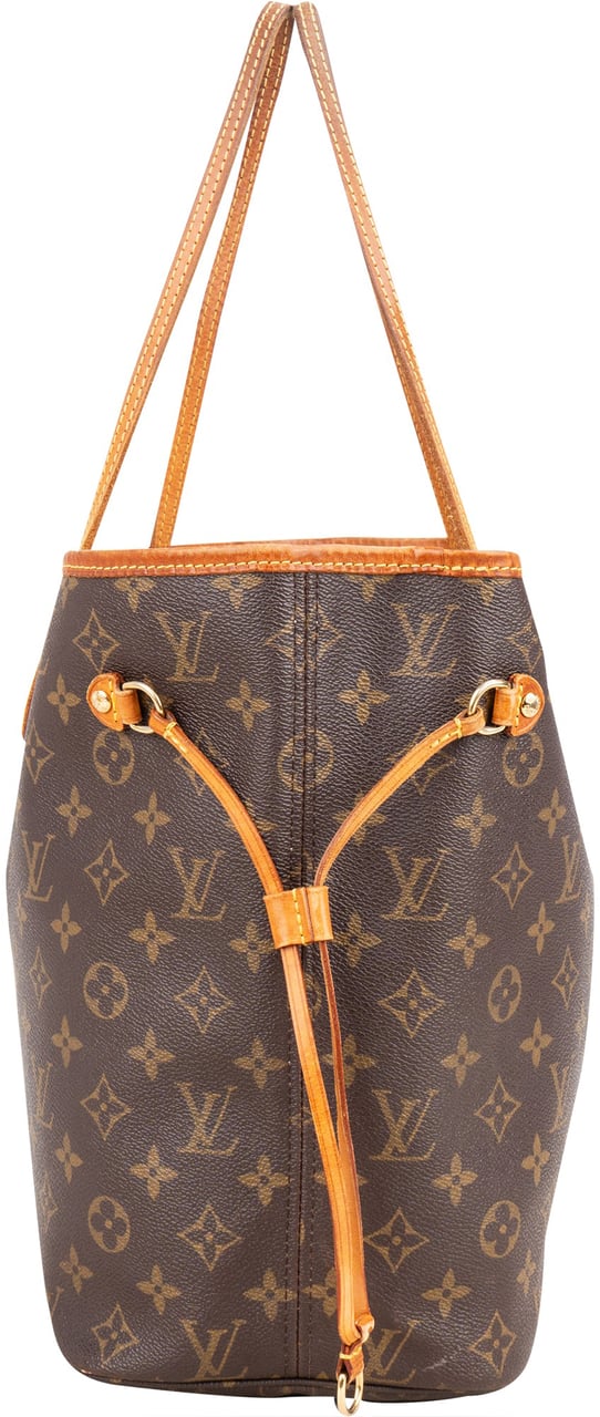 Louis Vuitton Louis Vuitton Canvas Monogram Neverfull MM Shopper Handbag Bruin