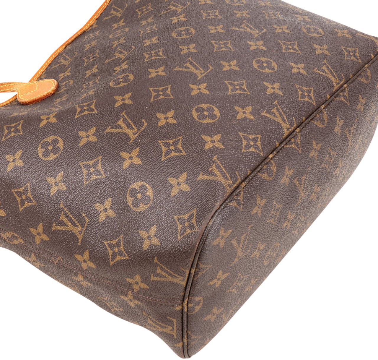 Louis Vuitton Louis Vuitton Canvas Monogram Neverfull MM Shopper Handbag Bruin