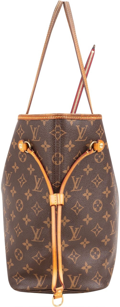 Louis Vuitton Louis Vuitton Canvas Monogram Neverfull MM Shopper Handbag Bruin