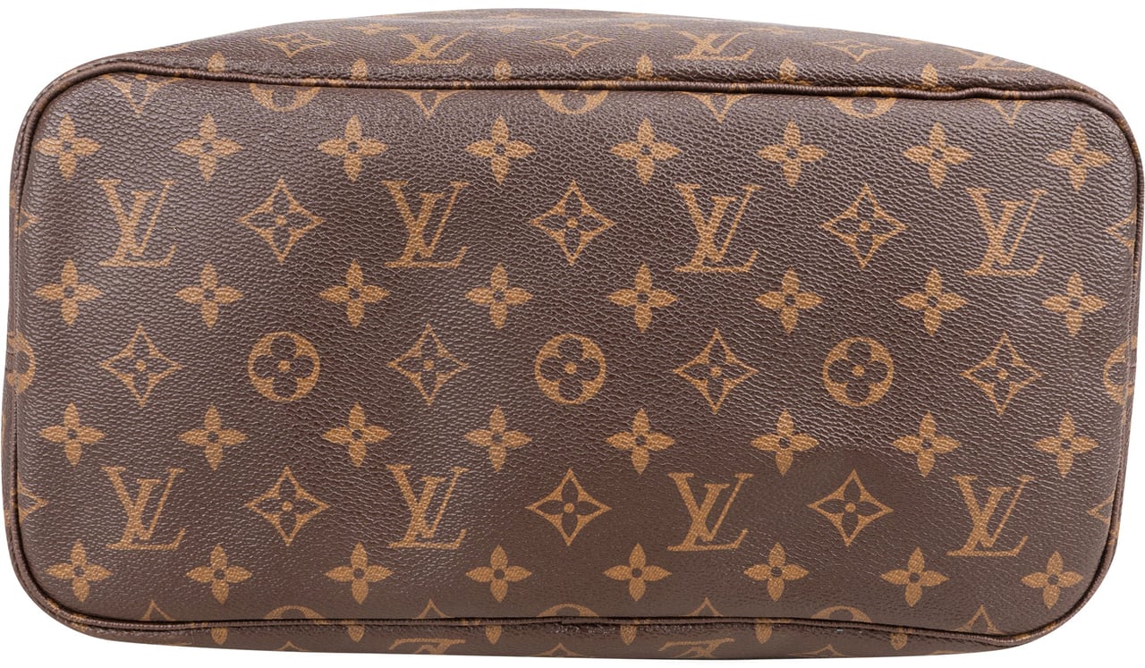Louis Vuitton Louis Vuitton Canvas Monogram Neverfull MM Shopper Handbag Bruin