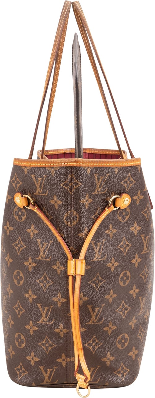 Louis Vuitton Louis Vuitton Canvas Monogram Neverfull MM Shopper Handbag Bruin