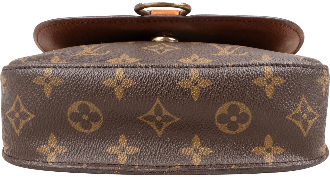 Louis Vuitton Louis Vuitton Canvas Monogram Saint Cloud MM Crossbody Bag Bruin