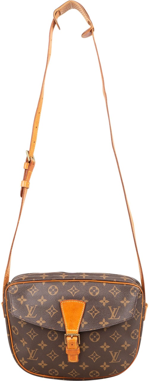 Louis Vuitton Louis Vuitton Canvas Monogram Jeune Fille GM Crossbody Bag Bruin