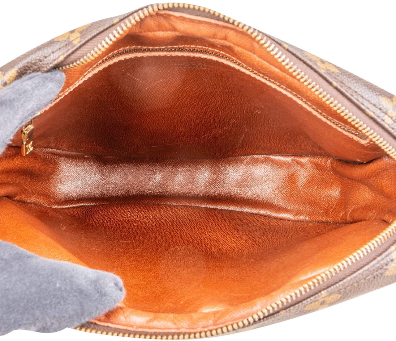 Louis Vuitton Louis Vuitton Canvas Monogram Jeune Fille GM Crossbody Bag Bruin