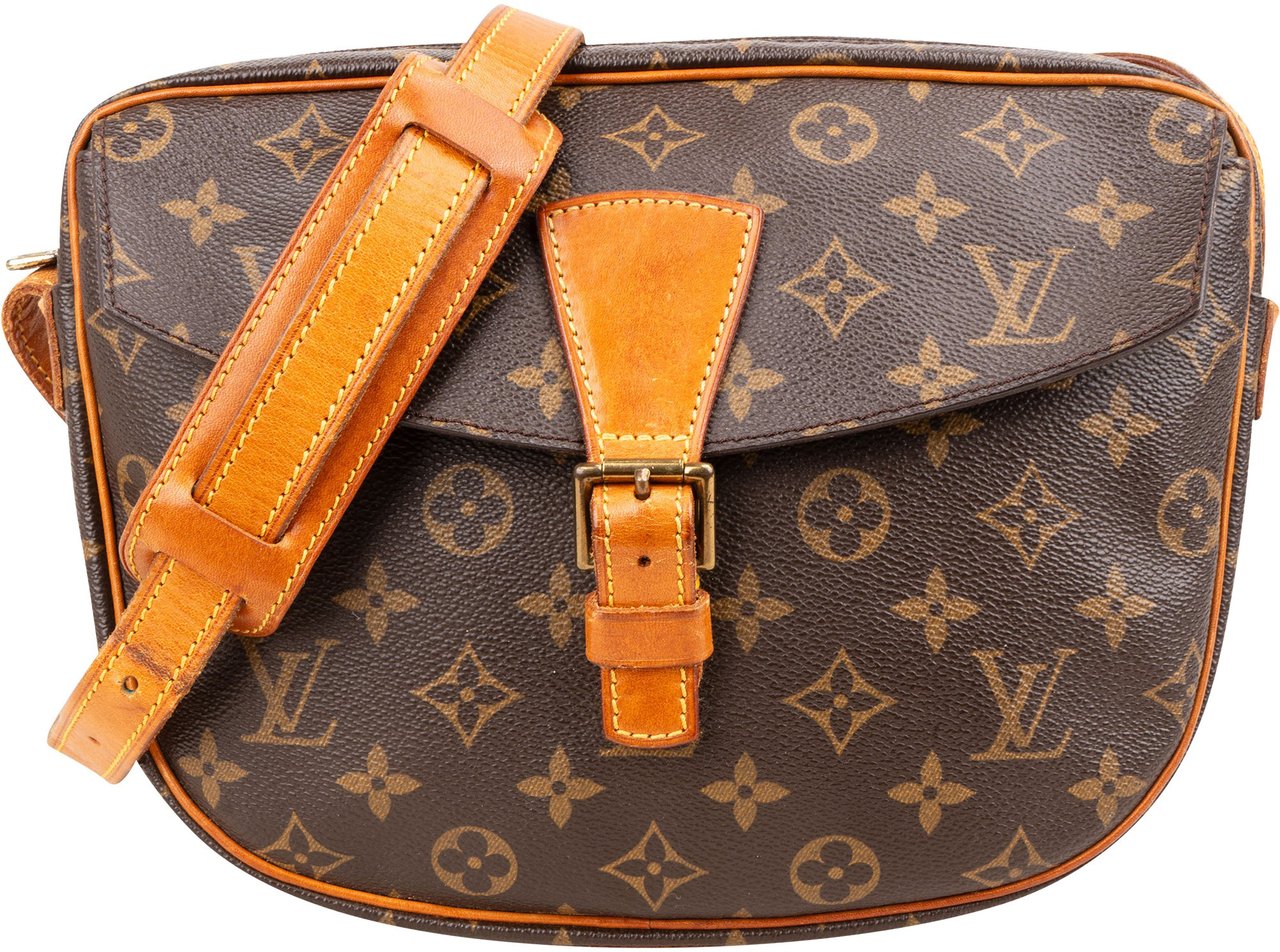 Louis Vuitton Louis Vuitton Canvas Monogram Jeune Fille GM Crossbody Bag Bruin