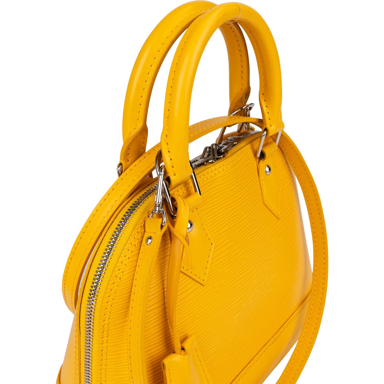 Louis Vuitton Louis Vuitton Yellow Epi Leather Alma BB Handbag Geel