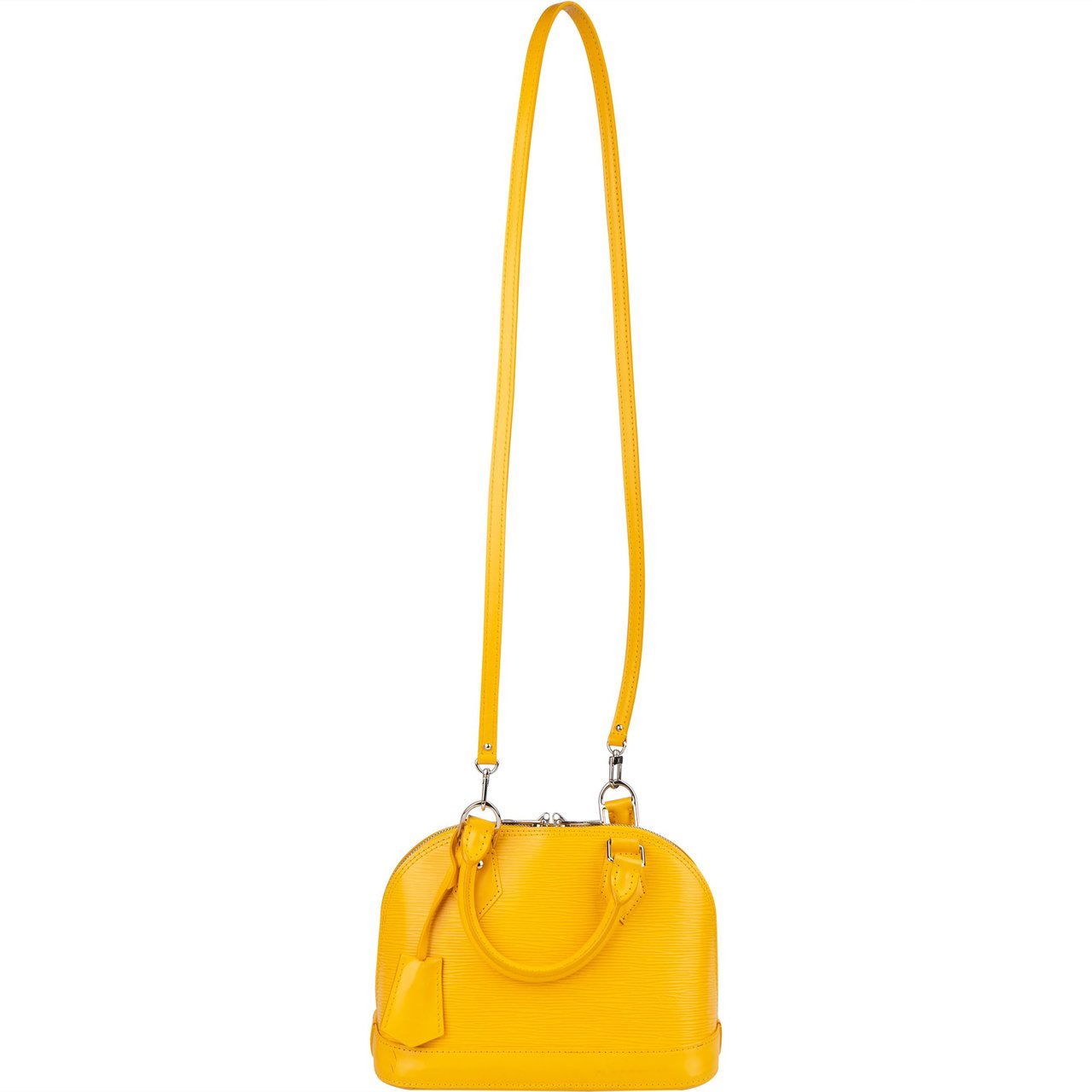Louis Vuitton Louis Vuitton Yellow Epi Leather Alma BB Handbag Geel