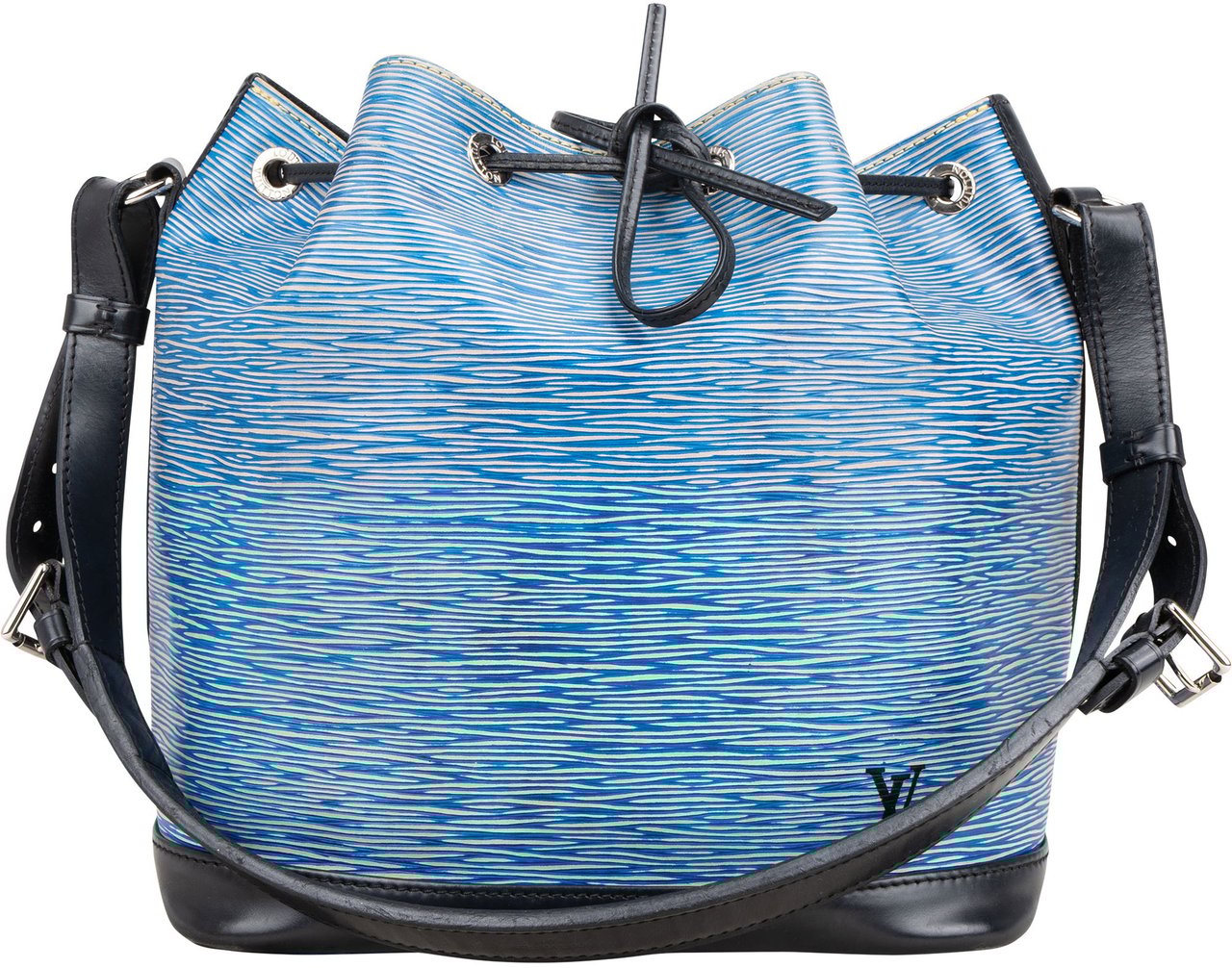 Louis Vuitton Louis Vuitton Bicolor Epi Leather NM Sac Noe Petit Shoulder Bag Blauw