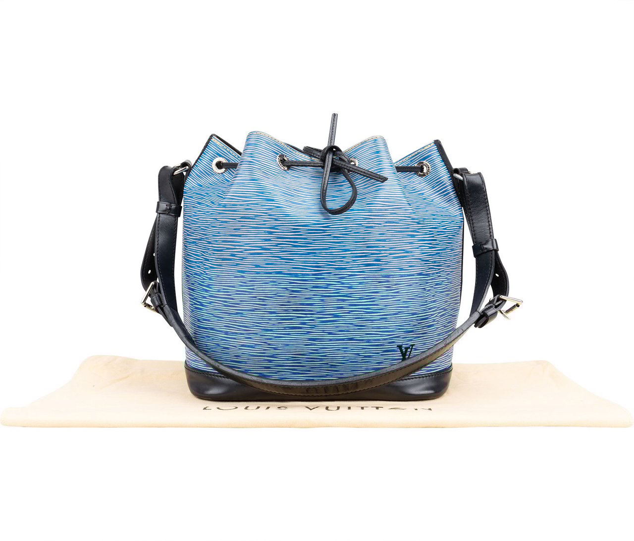 Louis Vuitton Louis Vuitton Bicolor Epi Leather NM Sac Noe Petit Shoulder Bag Blauw