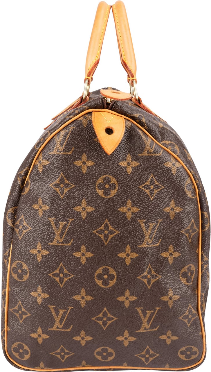 Louis Vuitton Louis Vuitton Canvas Monogram Speedy 40 Handbag Bruin