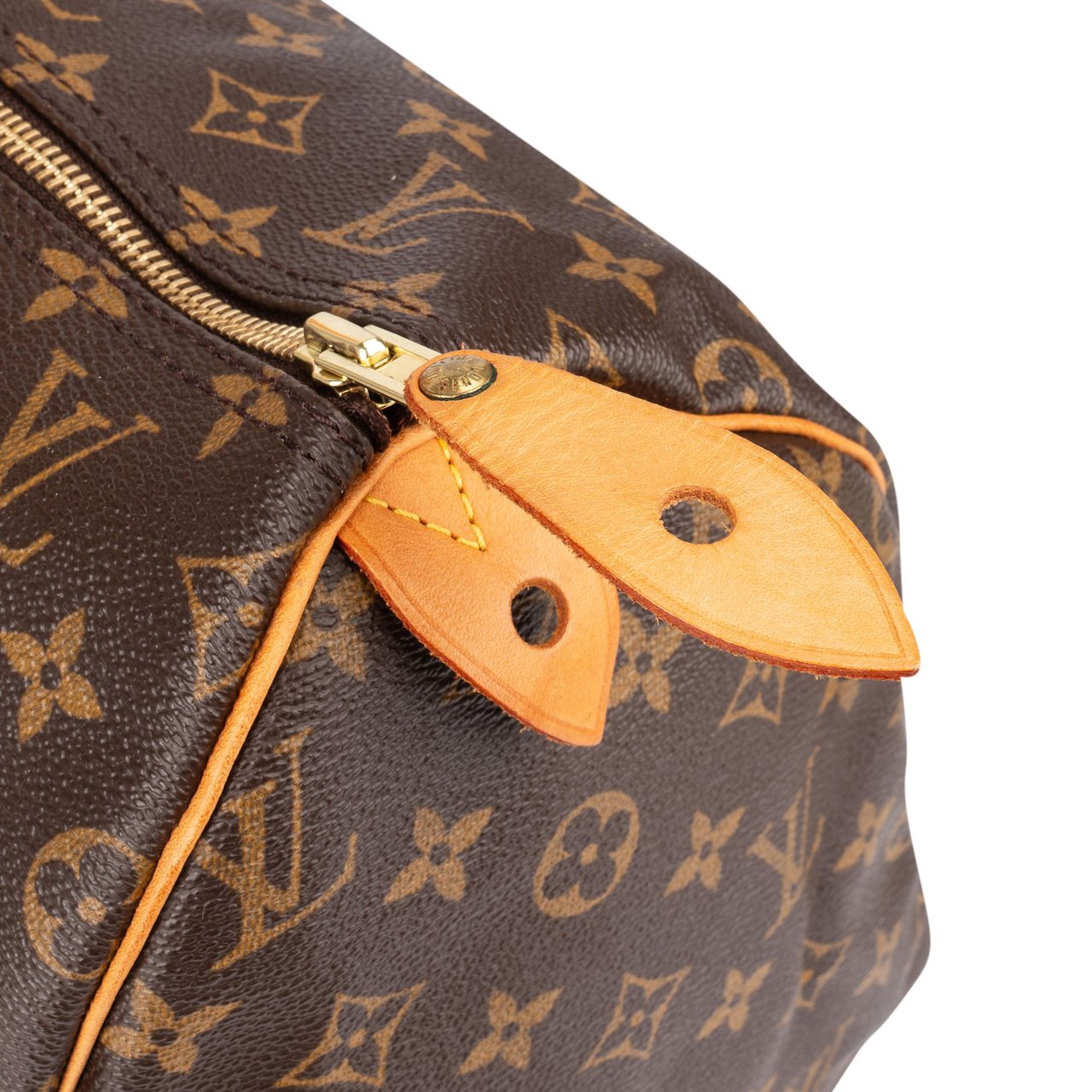 Louis Vuitton Louis Vuitton Canvas Monogram Speedy 40 Handbag Bruin