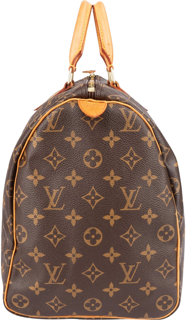 Louis Vuitton Louis Vuitton Canvas Monogram Speedy 40 Handbag Bruin