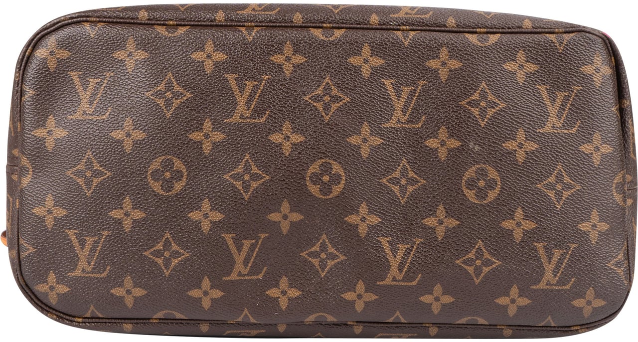 Louis Vuitton Louis Vuitton Canvas Monogram Neverfull MM Shopper Handbag Bruin