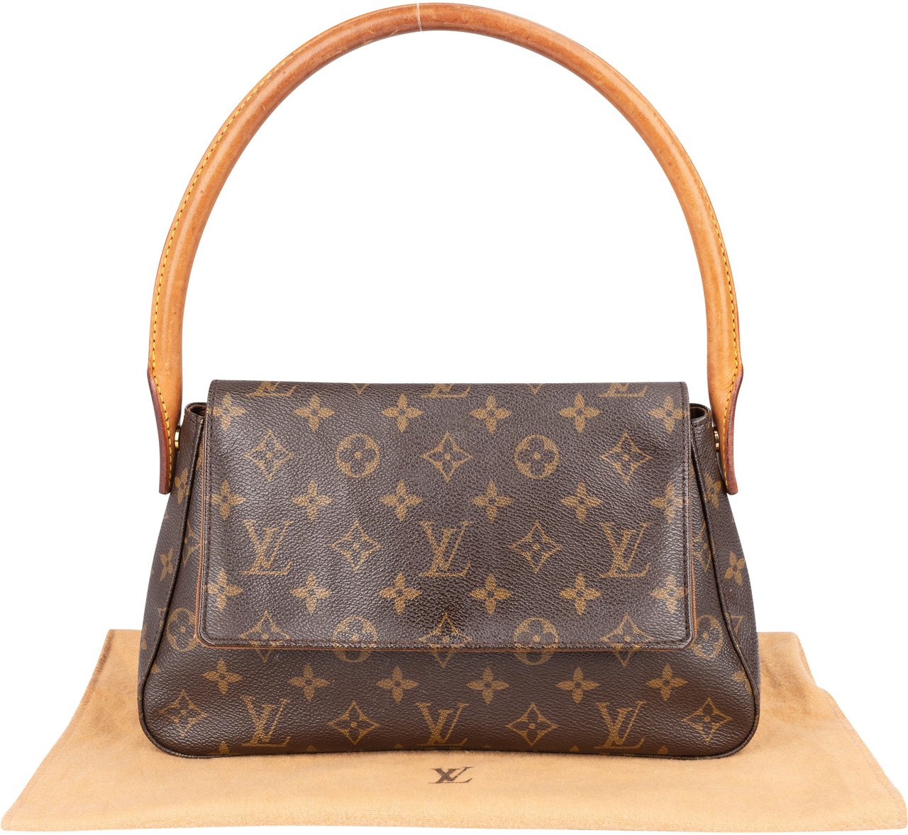 Louis Vuitton Louis Vuitton Monogram Canvas Looping PM Shoulder Bag Bruin