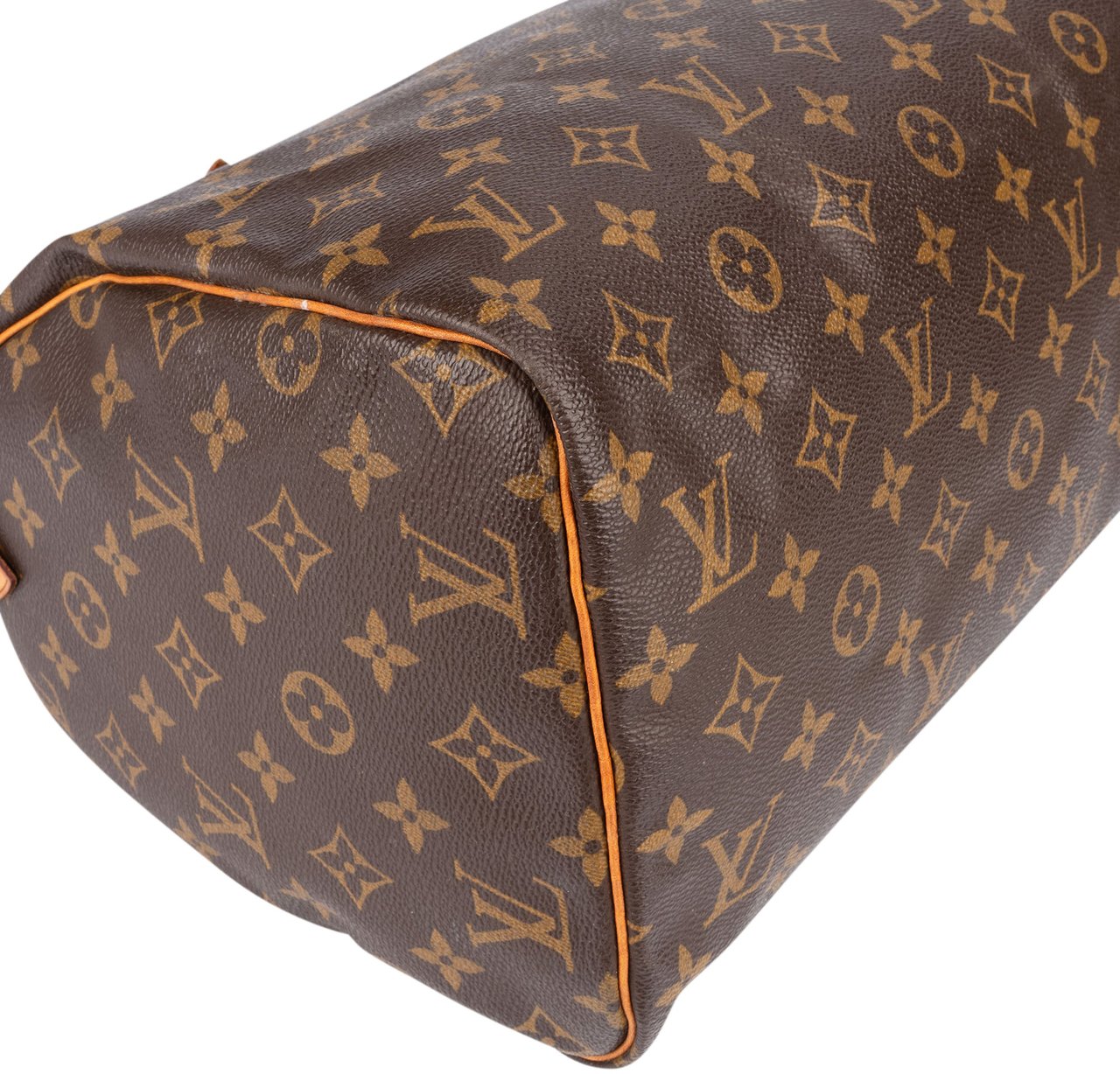 Louis Vuitton Louis Vuitton Canvas Monogram Speedy 30 Handbag Bruin