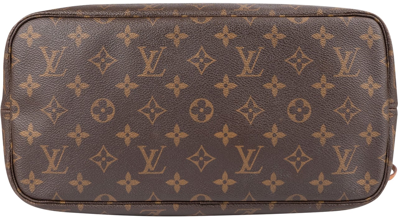 Louis Vuitton Louis Vuitton Canvas Monogram Neverfull MM Shopper Handbag Bruin