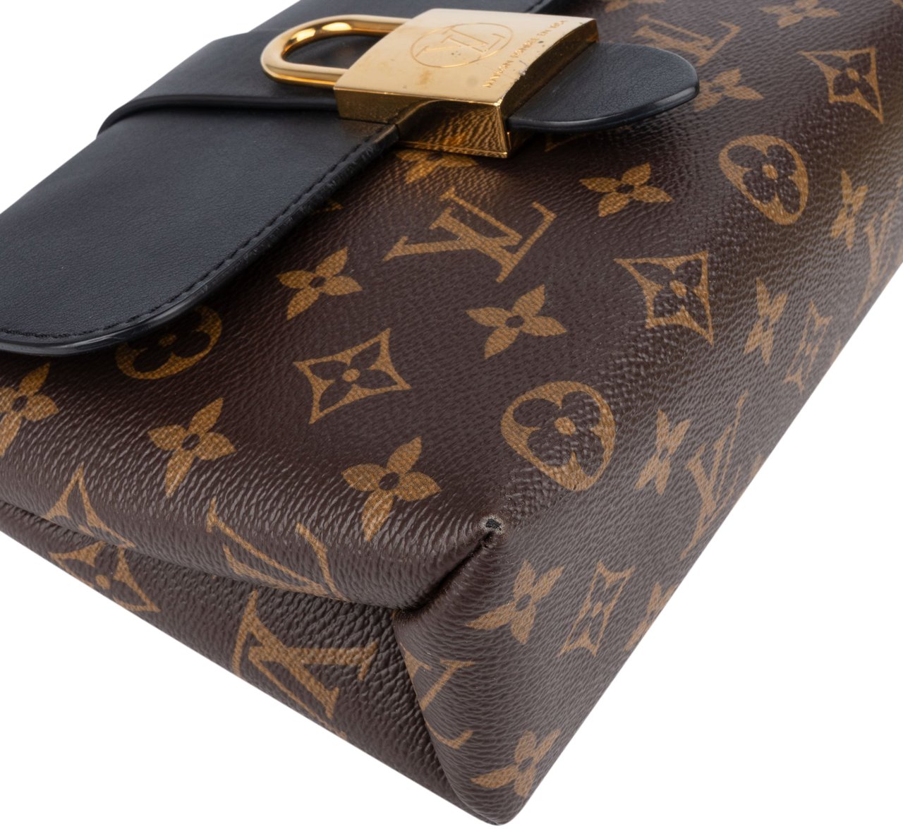 Louis Vuitton Louis Vuitton Canvas Monogram Locky BB Handbag Bruin