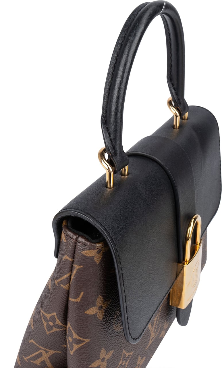 Louis Vuitton Louis Vuitton Canvas Monogram Locky BB Handbag Bruin