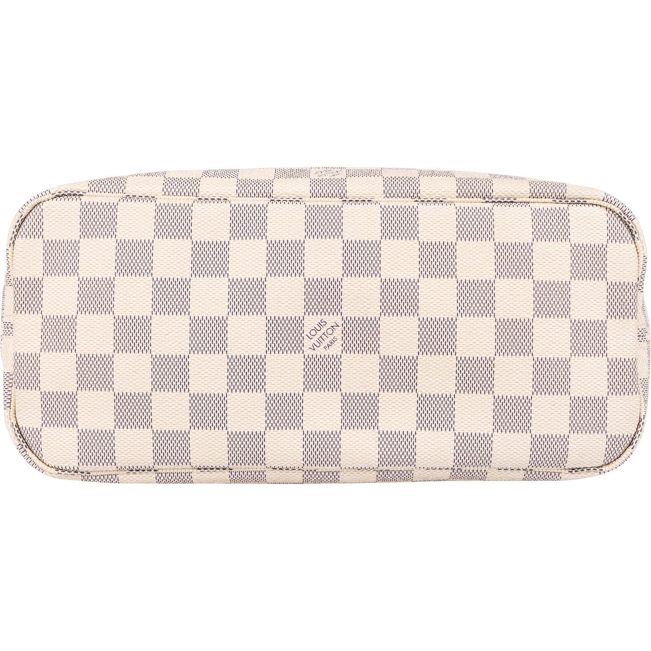 Louis Vuitton Louis Vuitton Monogram Damier Azur Canvas Neverfull PM Shoulder Bag Wit