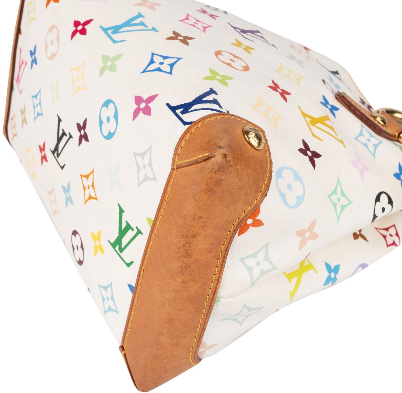 Louis Vuitton Louis Vuitton Monogram Murakami Multicolor Audra Handbag Wit