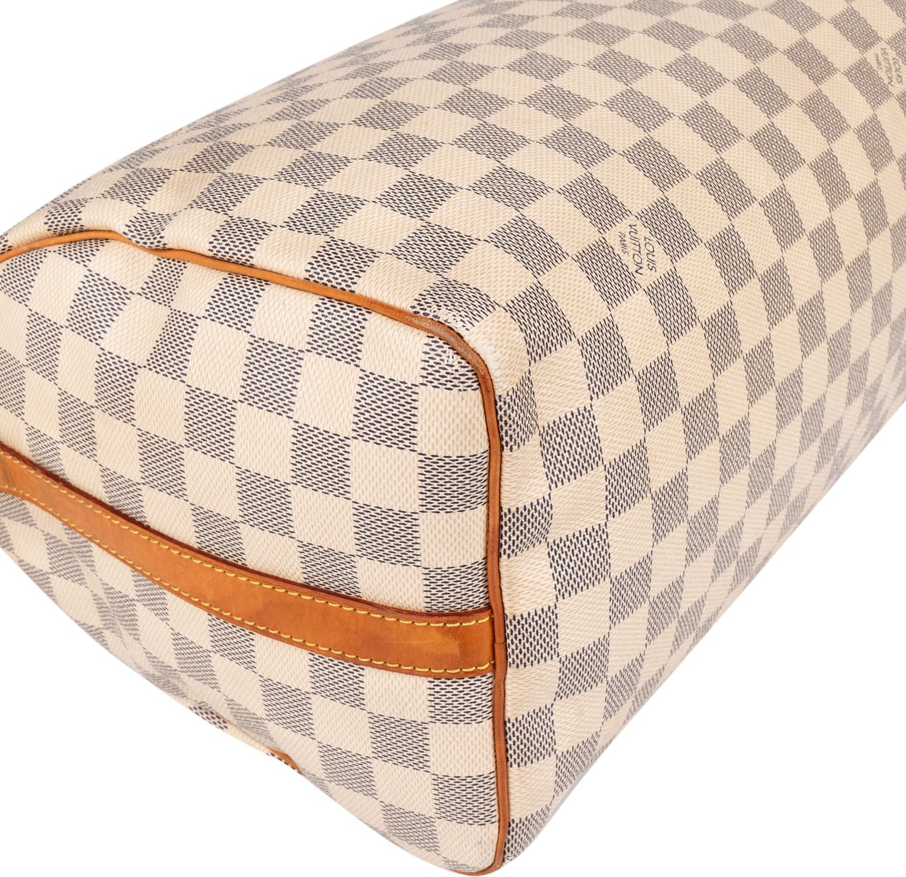 Louis Vuitton Louis Vuitton Monogram Damier Azur Speedy 30 Bandoulière Handbag Wit