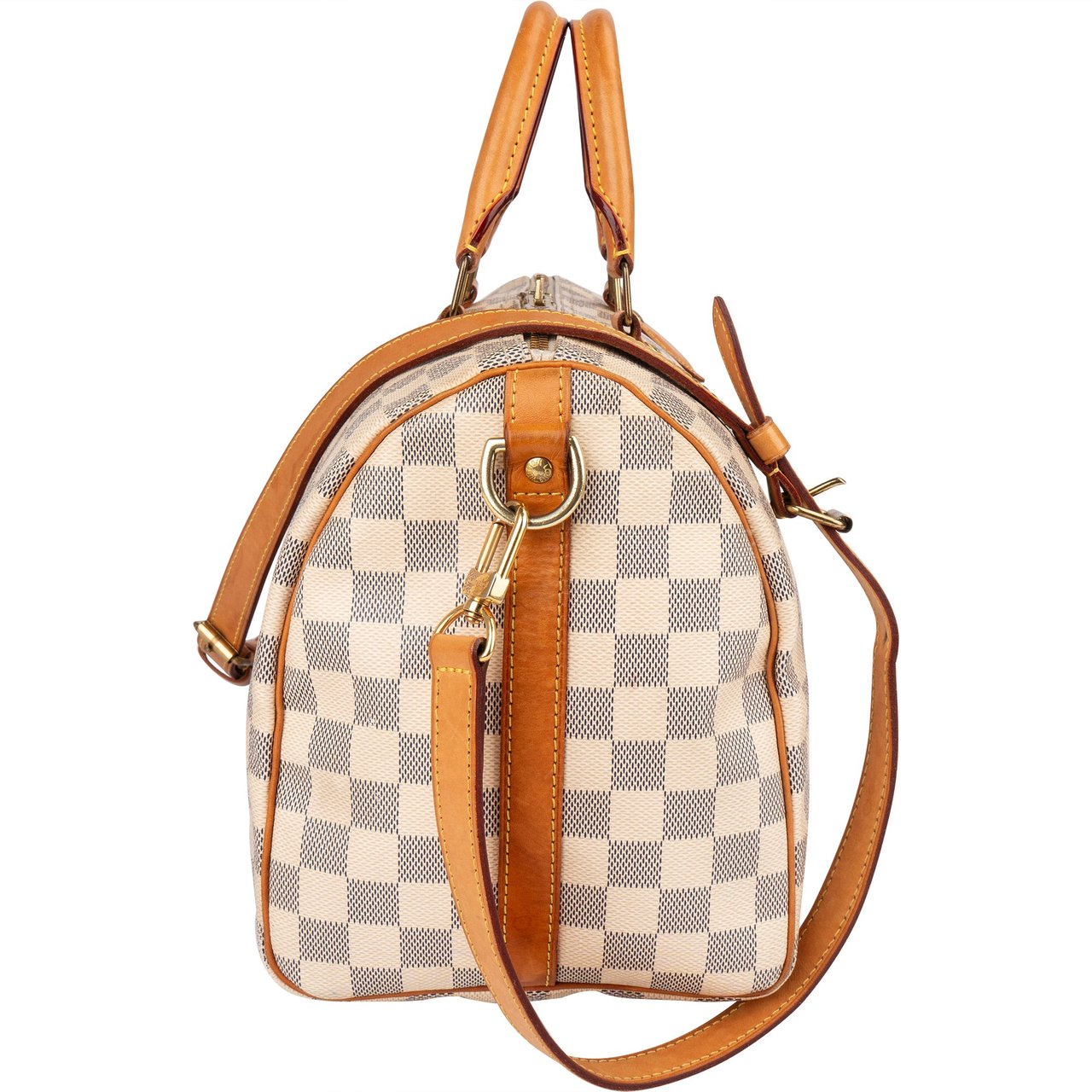 Louis Vuitton Louis Vuitton Monogram Damier Azur Speedy 30 Bandoulière Handbag Wit