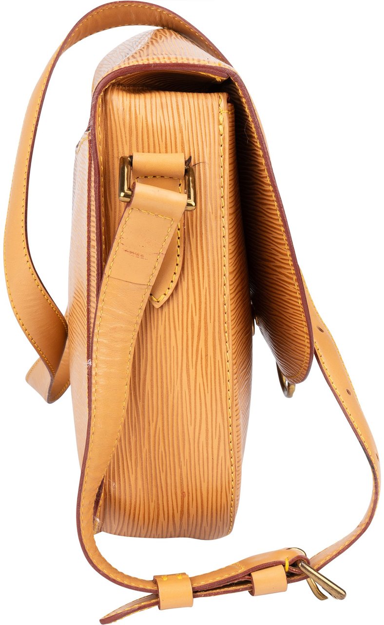Louis Vuitton Louis Vuitton Epi Leather Saint Cloud GM Shoulder Bag Geel