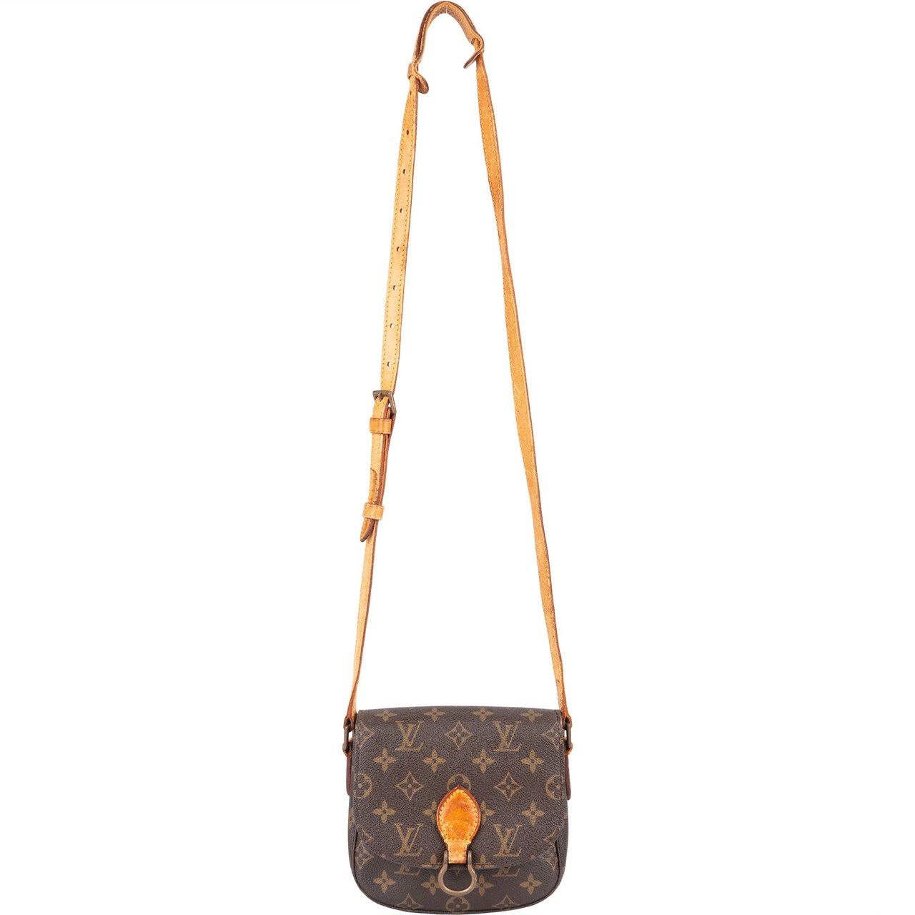 Louis Vuitton Louis Vuitton Monogram Canvas Saint Cloud PM Crossbody Bag Bruin