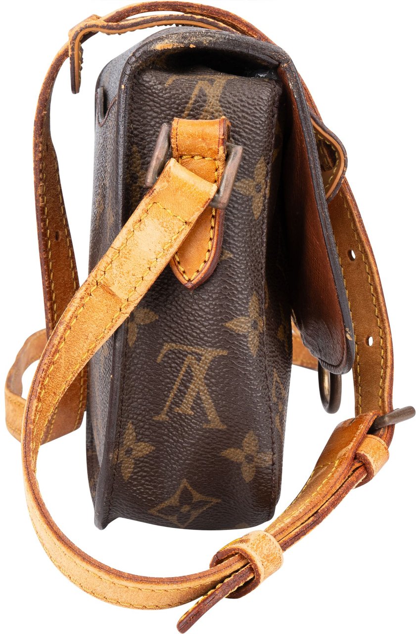 Louis Vuitton Louis Vuitton Monogram Canvas Saint Cloud PM Crossbody Bag Bruin